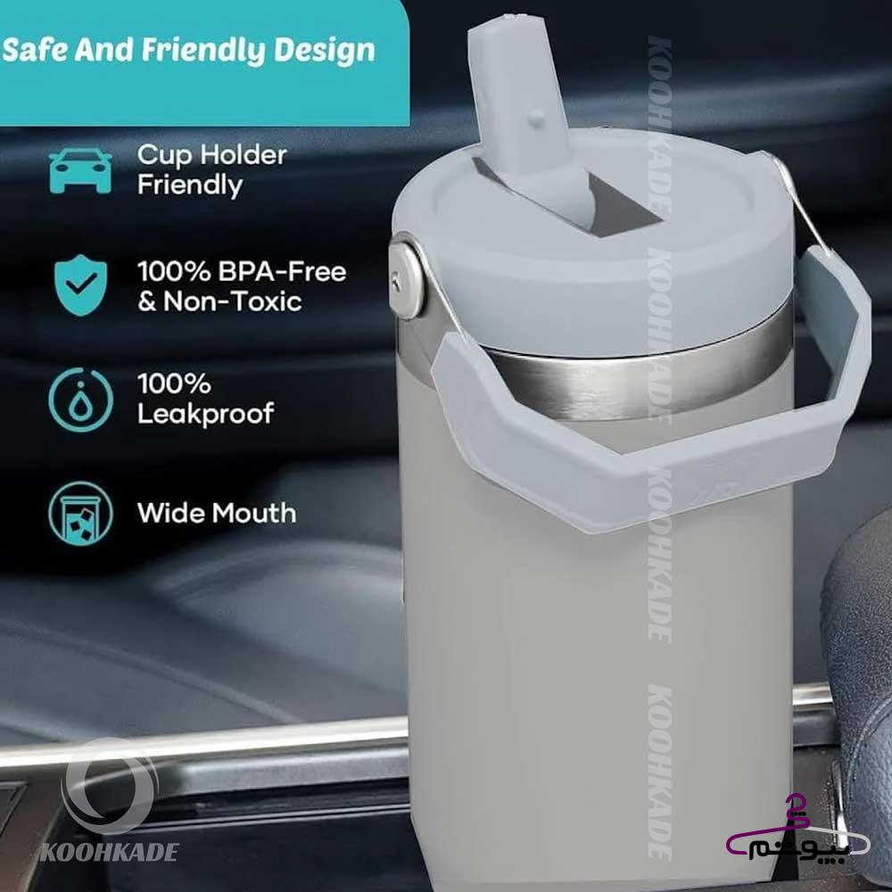 تراول ماگ دسته دار VACUUM CUP 900 ML